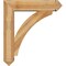 Ekena Millwork Thorton Arts and Crafts Rough Sawn Bracket w/ Offset Brace, Western Red Cedar, 8"W x 34"D x 38"H BKT0806X34X38THR03RWR - alternate 3